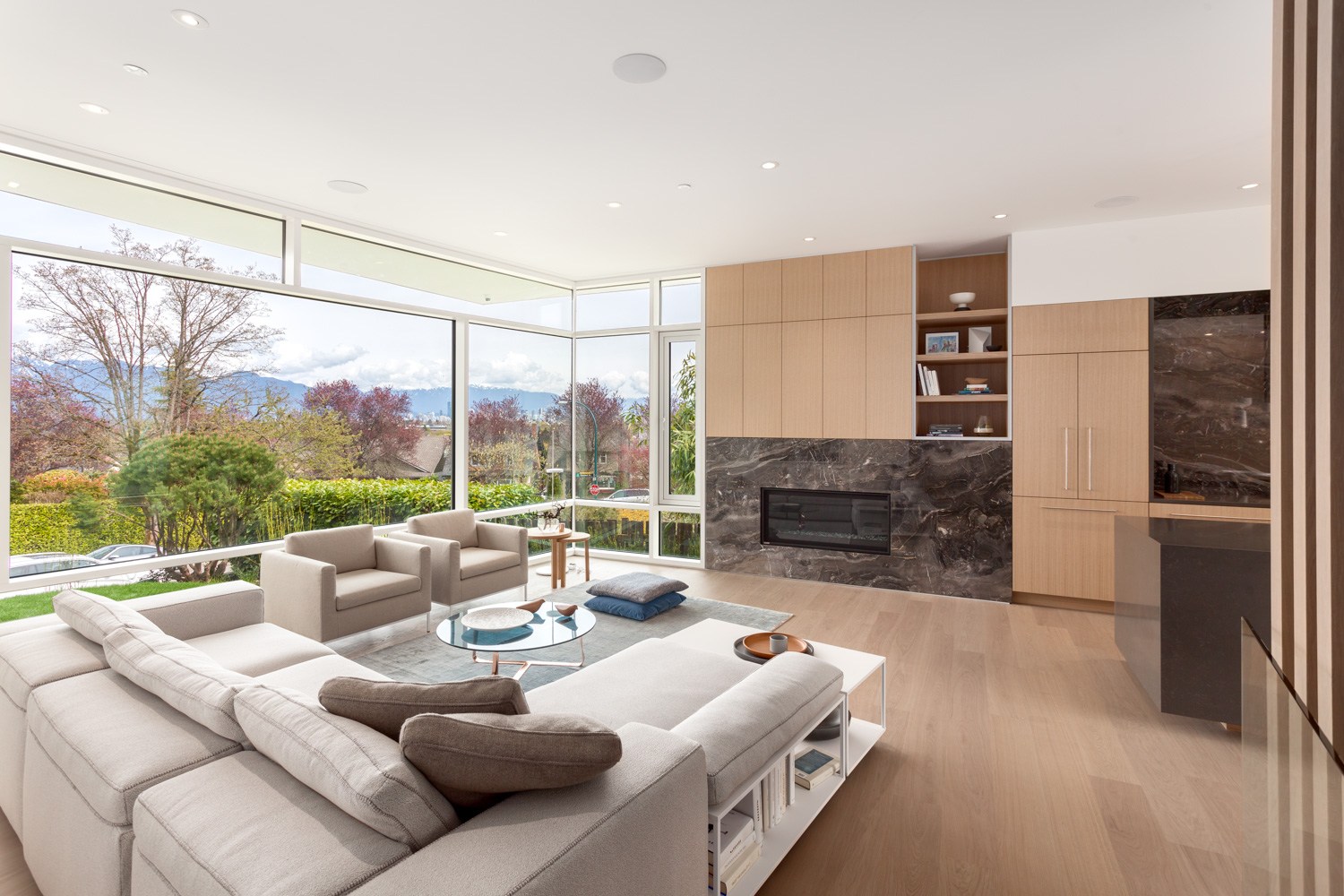 Front exterior with landscaping