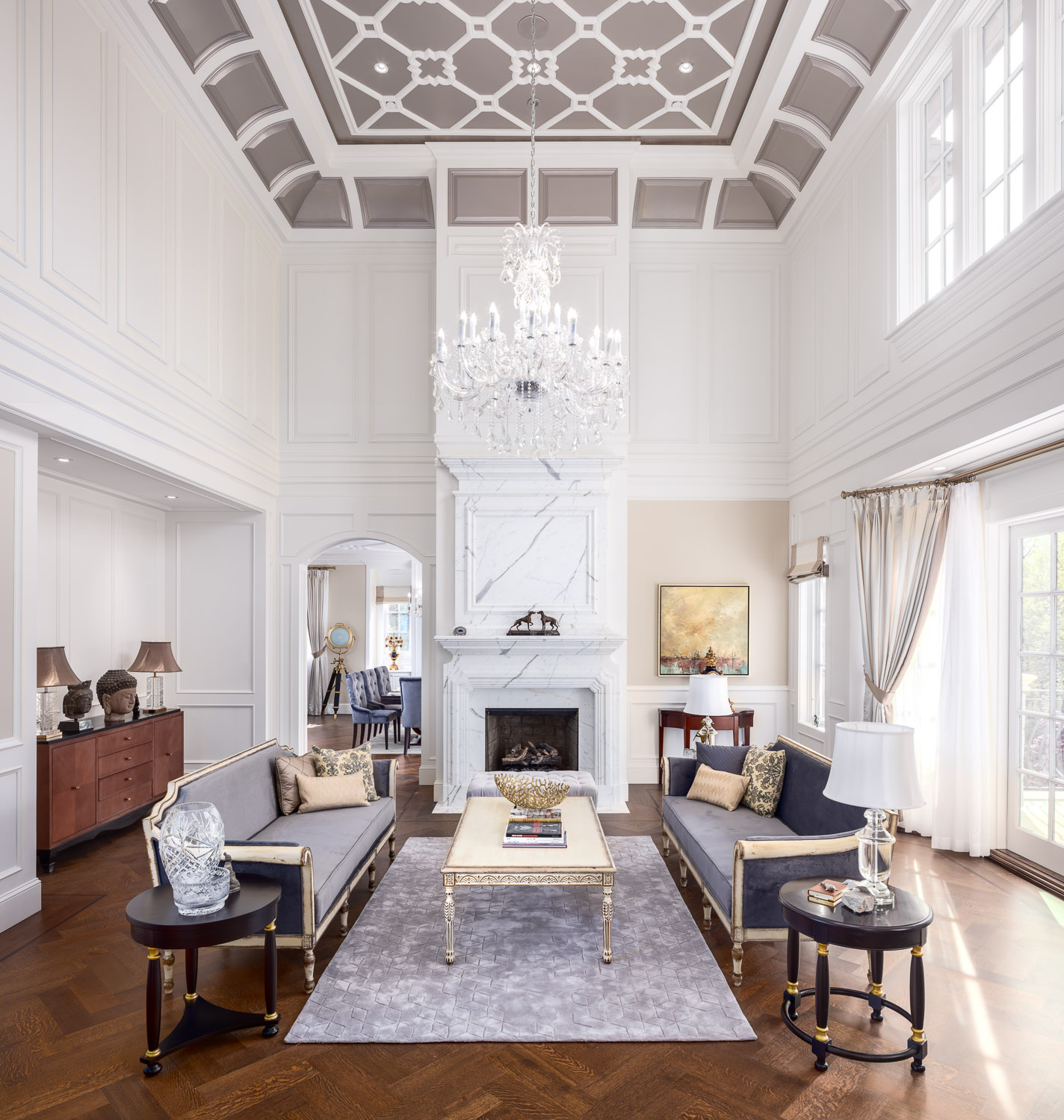 Bright formal interior