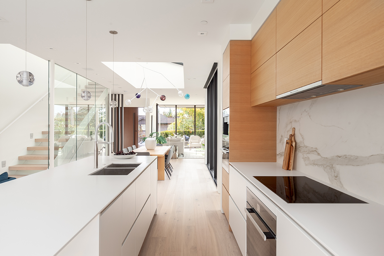 Feature sheet layout with clean grid