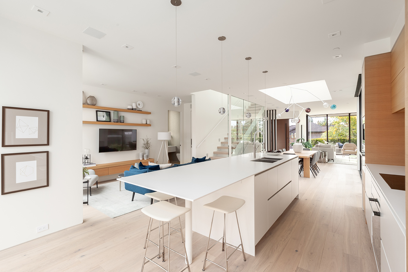 Printed property guide and brochure spread